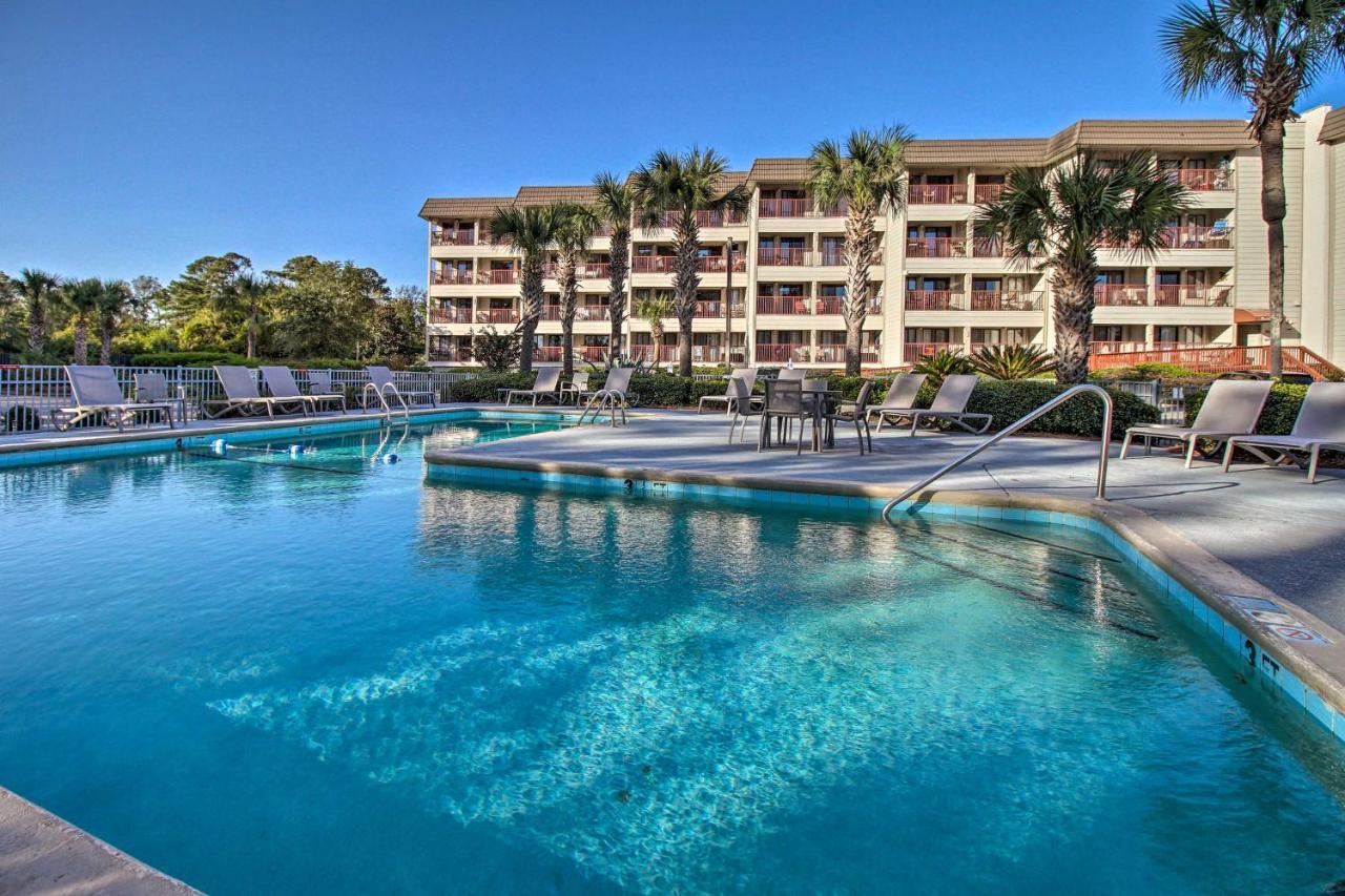 Hilton Head Resort Condo Pool Bar And Beach Access Pulau Hilton Head Luaran gambar